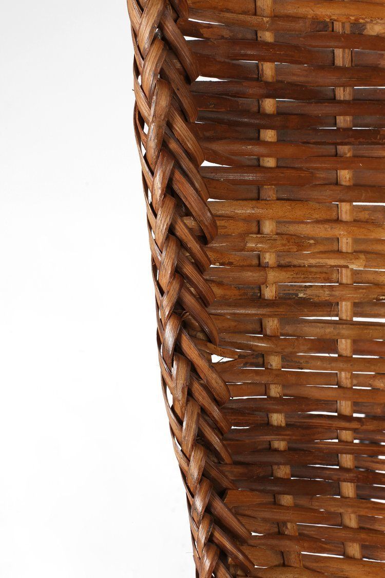 1960s Suspended Rattan Lounge Chair photo vinterior