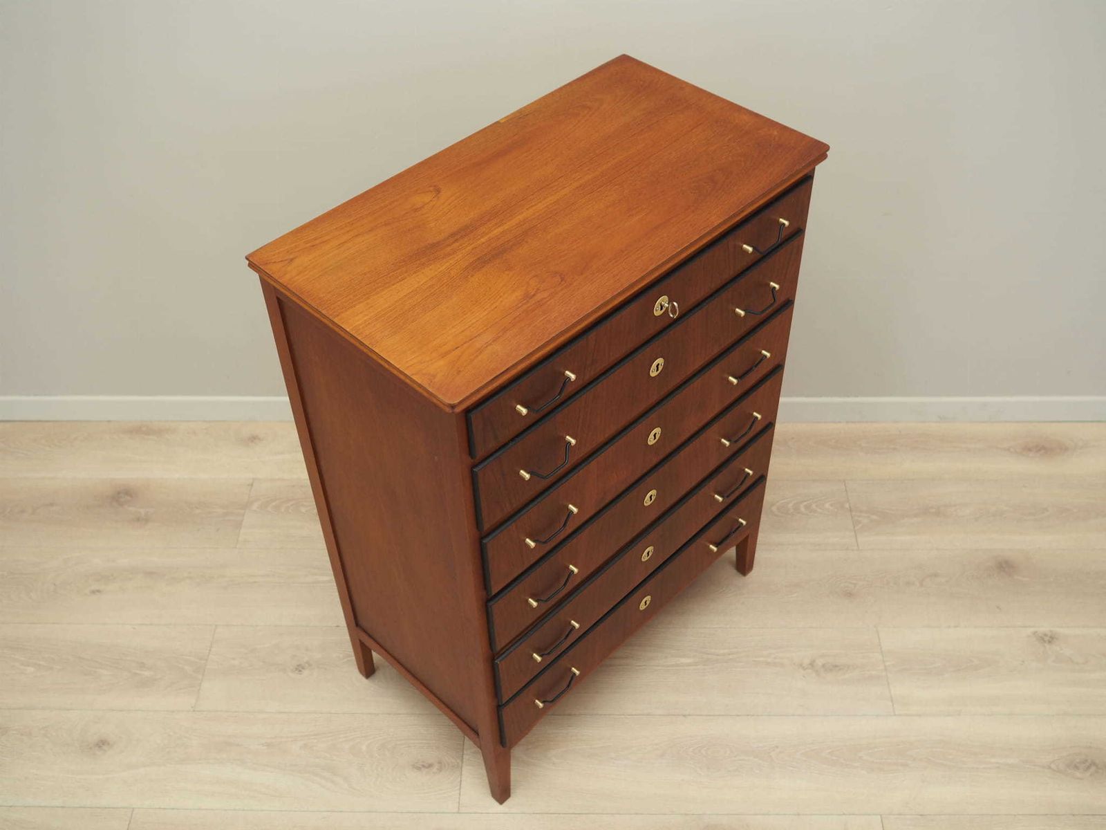 Teak Chest Of Drawers, Danish Design, 1970s, Made In Denmark photo vinterior