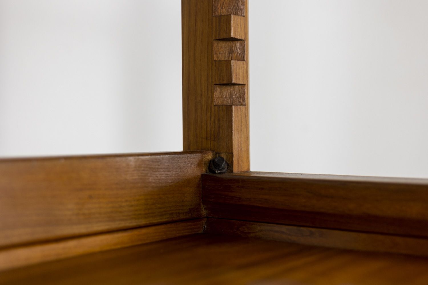 Pierre Chapo, Shelves Cabinet In Natural Elm, 1960s photo vintage