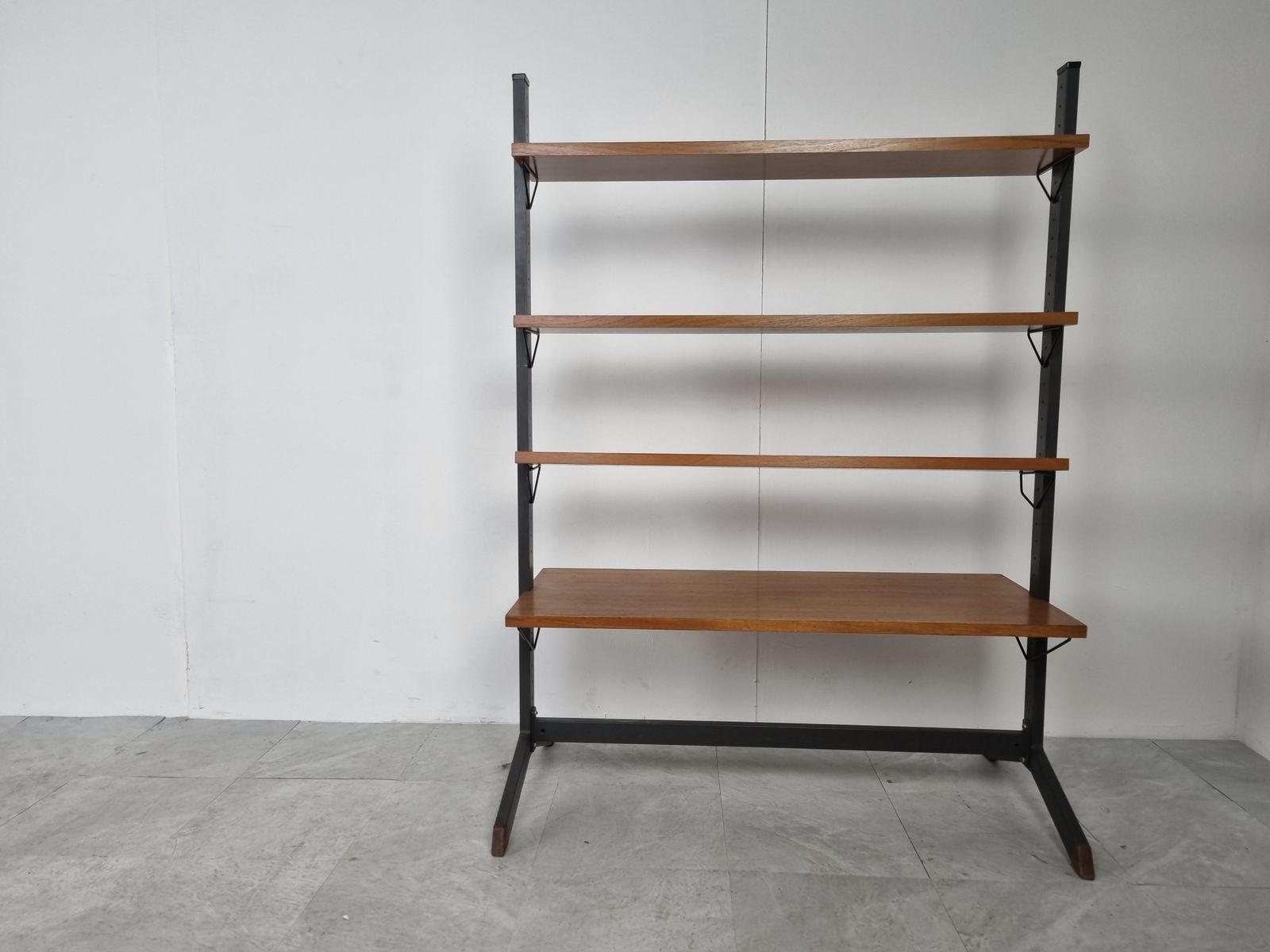 Mid Century Bookshelf By Olof Pira For String Ab, 1960s photo vintage