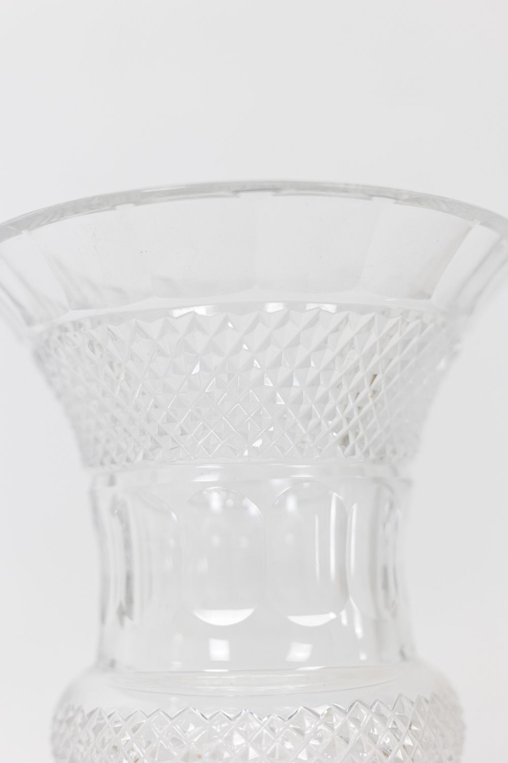 Vase In Crystal In Medici Shaped, Twentieth Century photo Home Decor