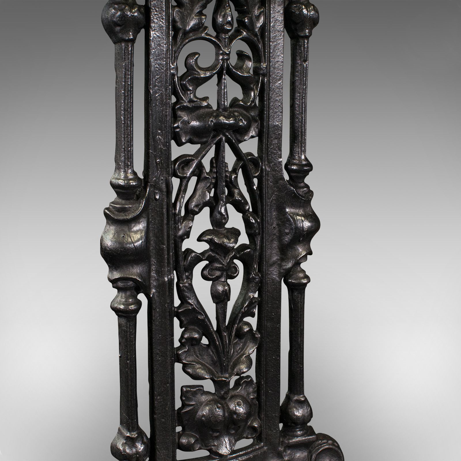 Antique Decorative Hall Stick Stand, English, After Coalbrookdale photo Furniture