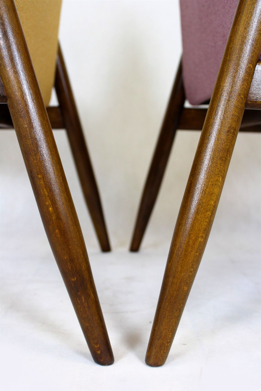 photo furniture Restored Beech Chairs From Zamojskie Fabryki Mebli, 1960s, Set Of 4