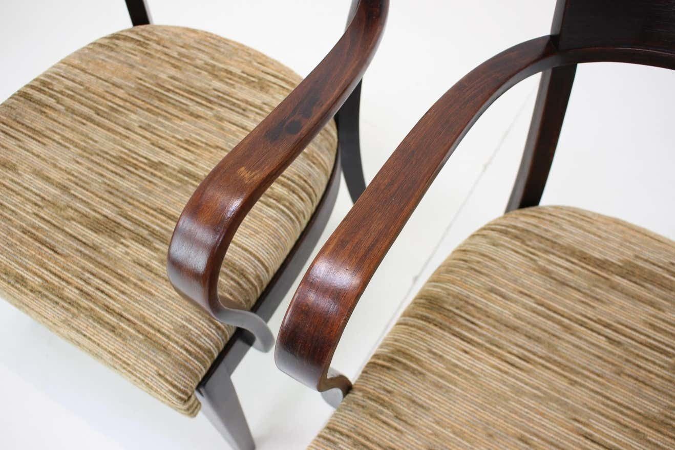 photo furniture Rare Set Of Four Catalog Chairs H 224 By Jindřich Halabala 1930s, Czechoslovakia
