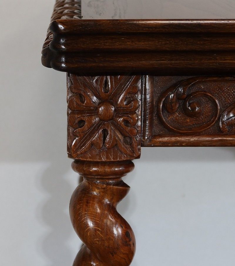 photo for sale Important Lectern In Solid Oak, Louis XIII Style, Late 19th Century