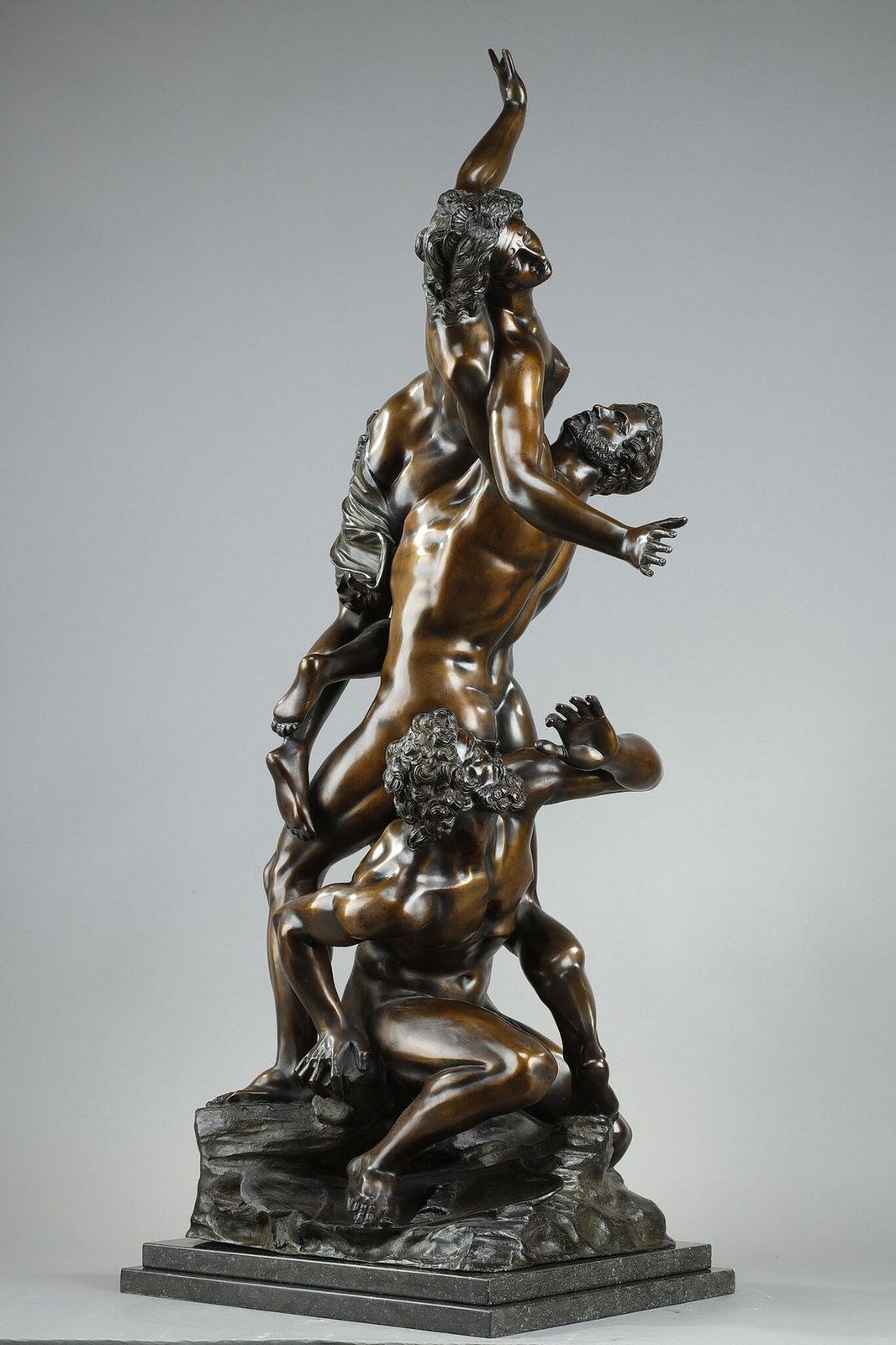 Very Important Bronze "Abduction Of A Sabine Woman" After Jean De Bologne, 19th Century photo furniture