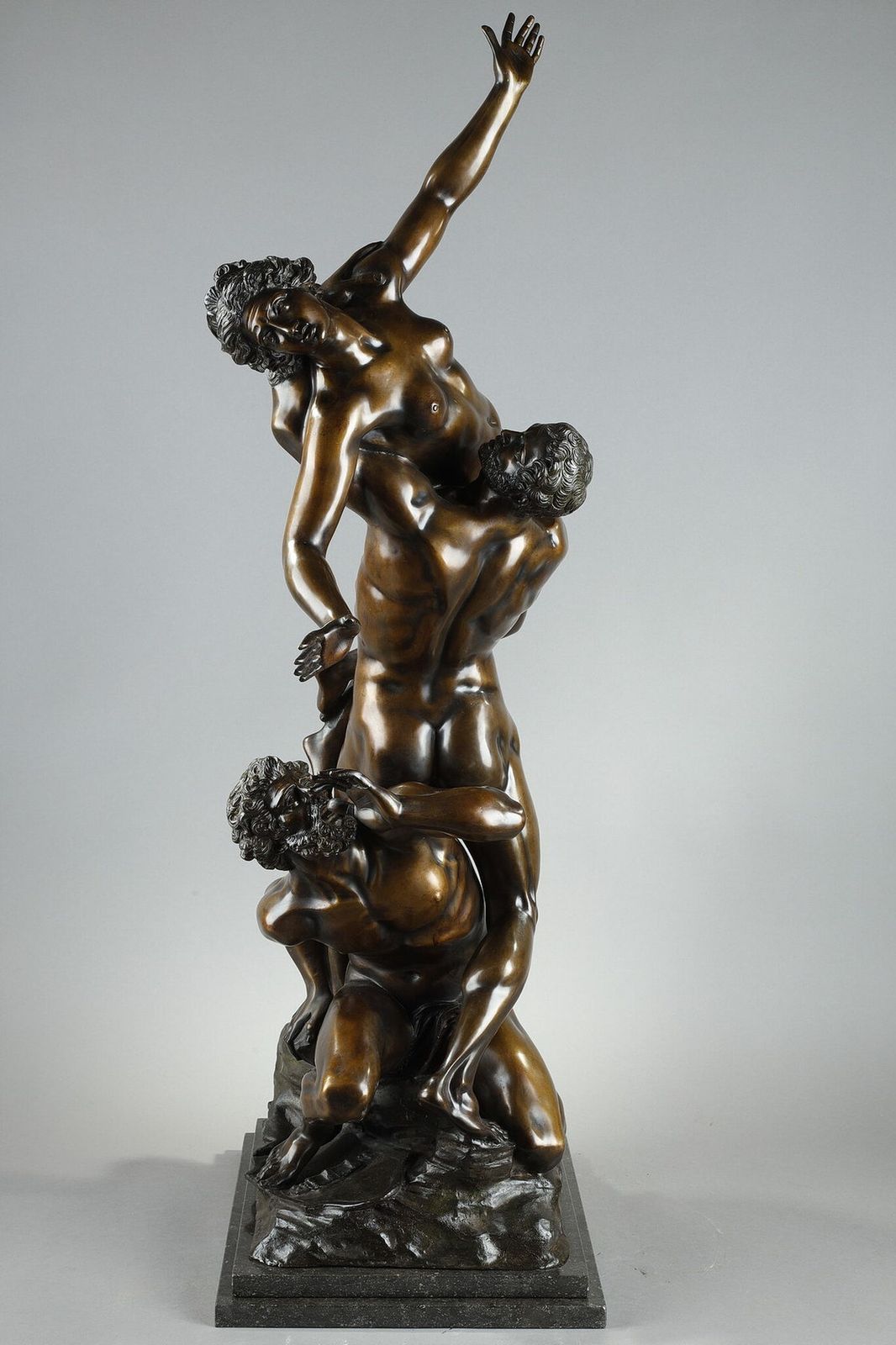 Very Important Bronze "Abduction Of A Sabine Woman" After Jean De Bologne, 19th Century photo buy