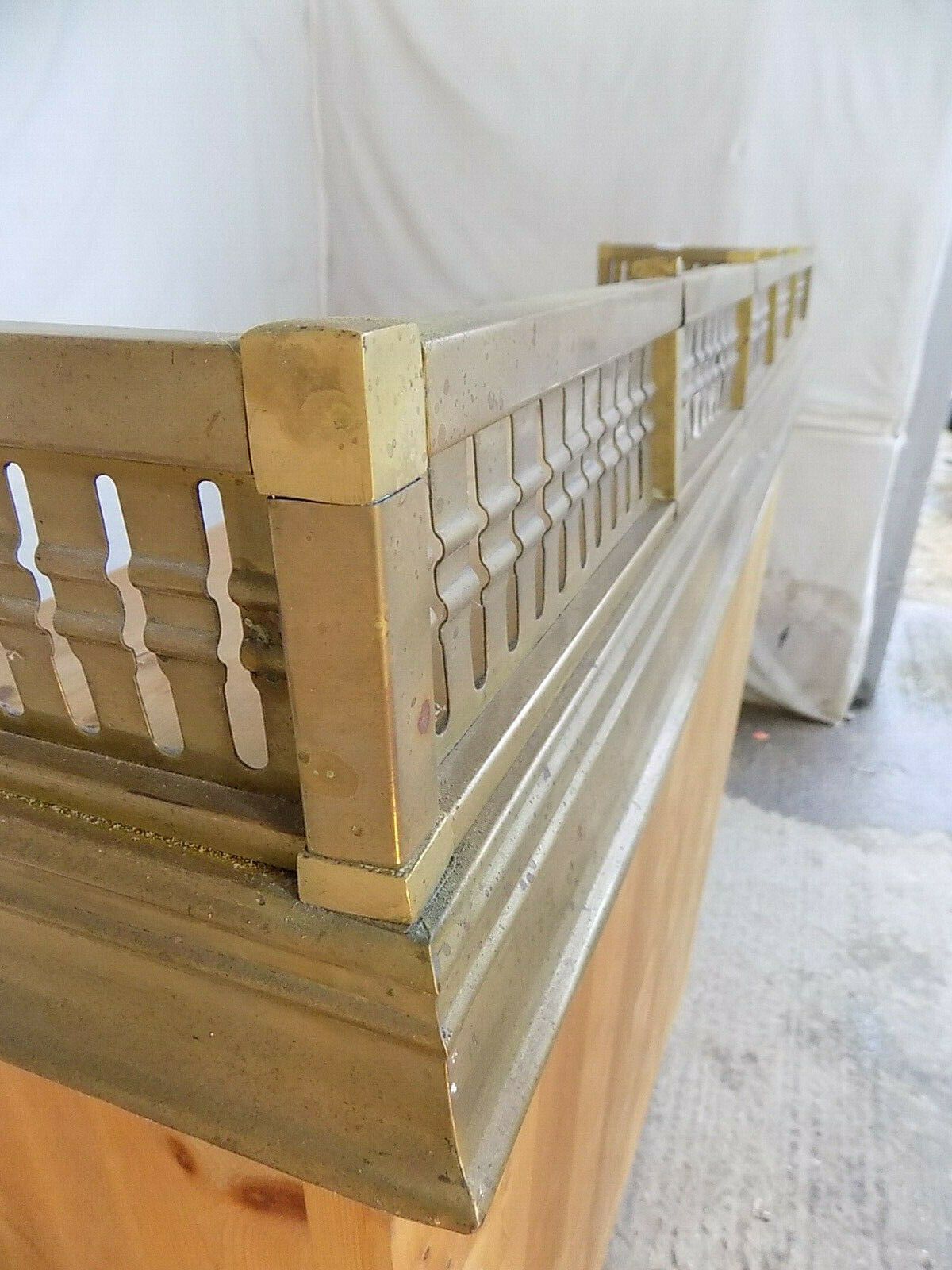 Antique Fireplace Fender Brass Fireplace Fireplaces And Accessories Fire Fender photo vinterior