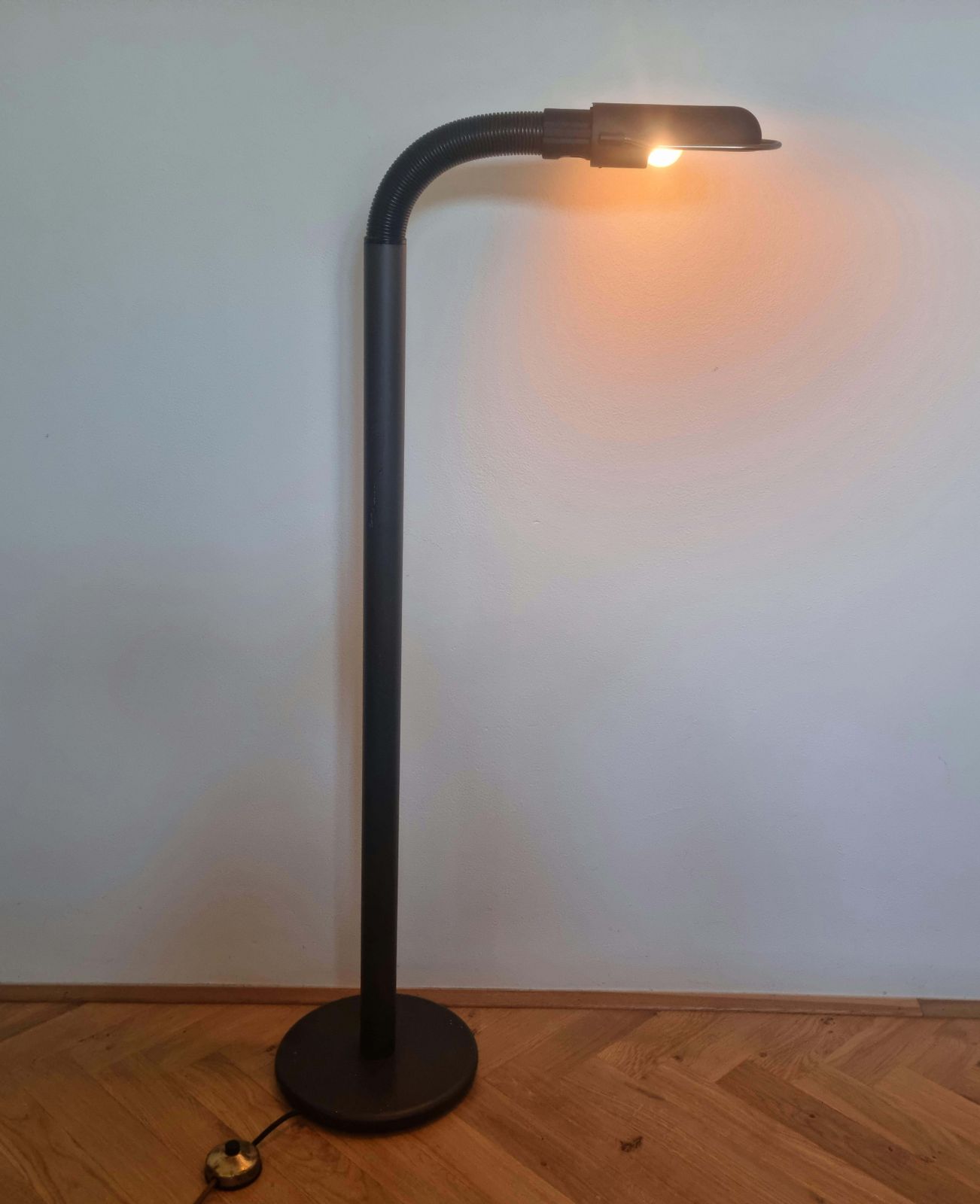 Mid Century Floor Lamp Elbow, Targetti Sankey, Italy, 1970s photo buy