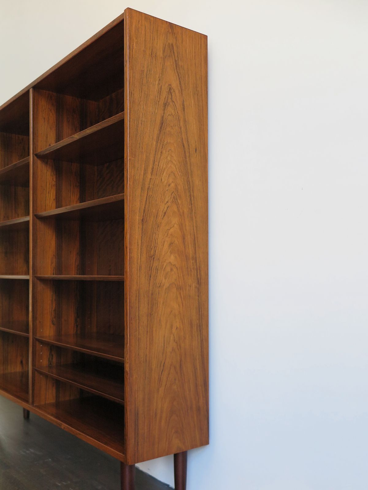 Poul Hundevad Scandinavian Rosewood Bookcase, Denmark 1960s photo Furniture