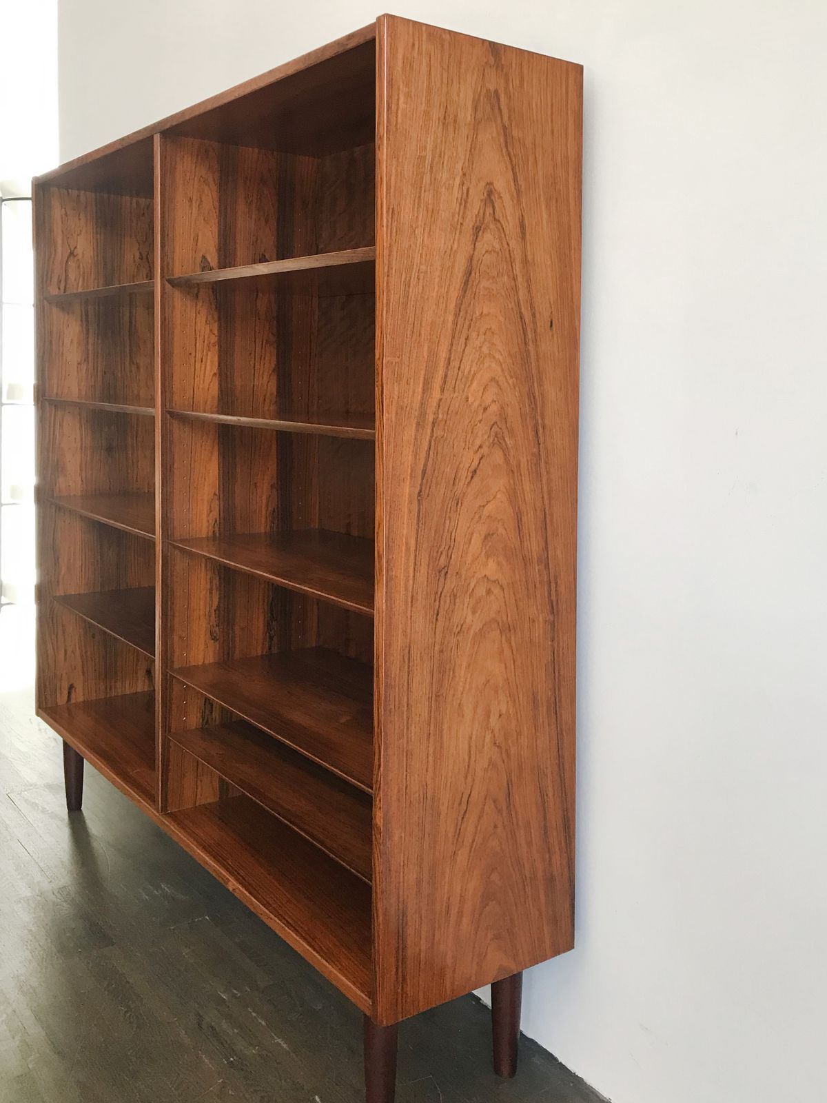 Poul Hundevad Scandinavian Rosewood Bookcase, Denmark 1960s photo for sale