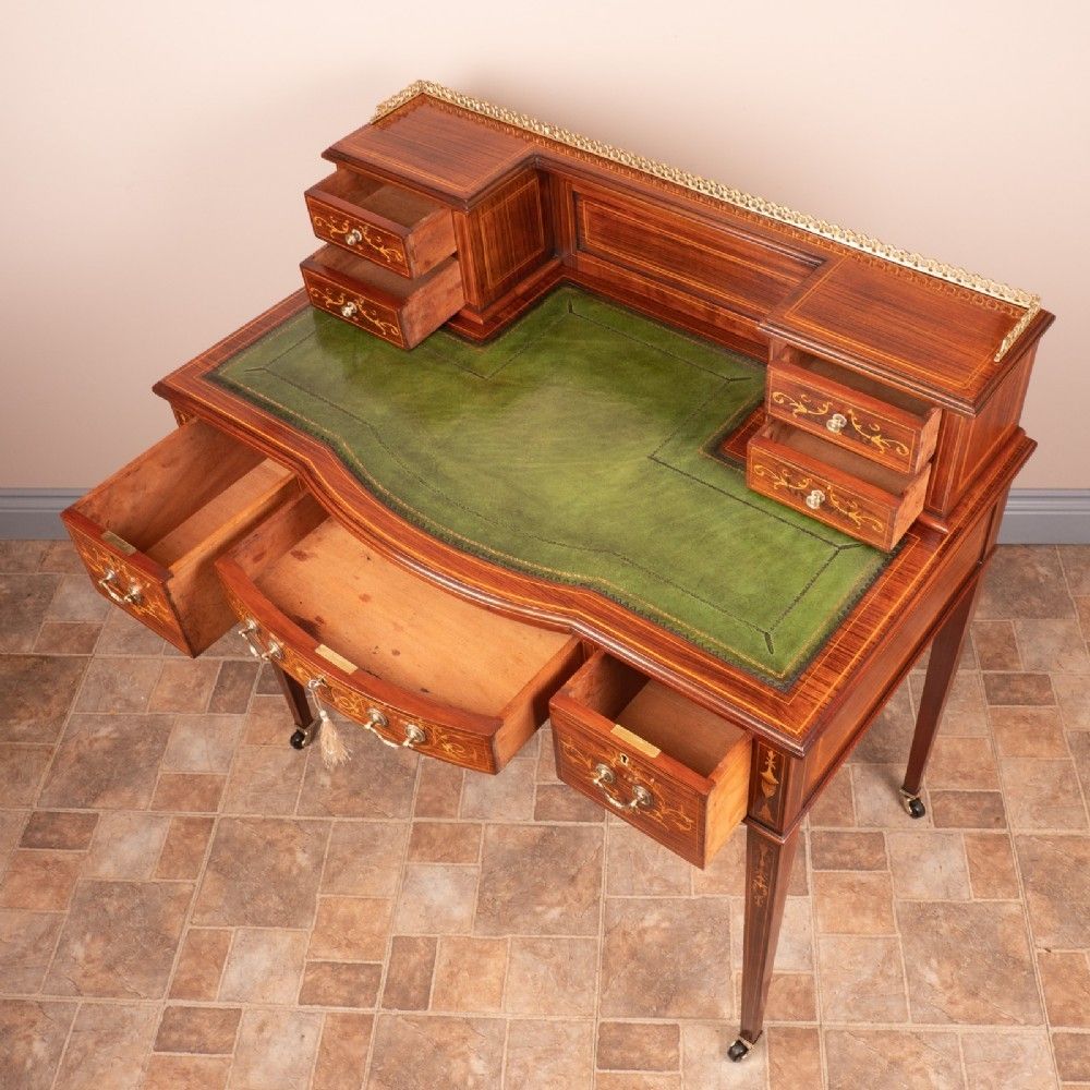 Good Quality Inlaid Rosewood Bonheur Du Jour photo 1495.0