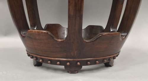 Furniture C19th Chinese Hongmu Low Occasional Table / Stand photo