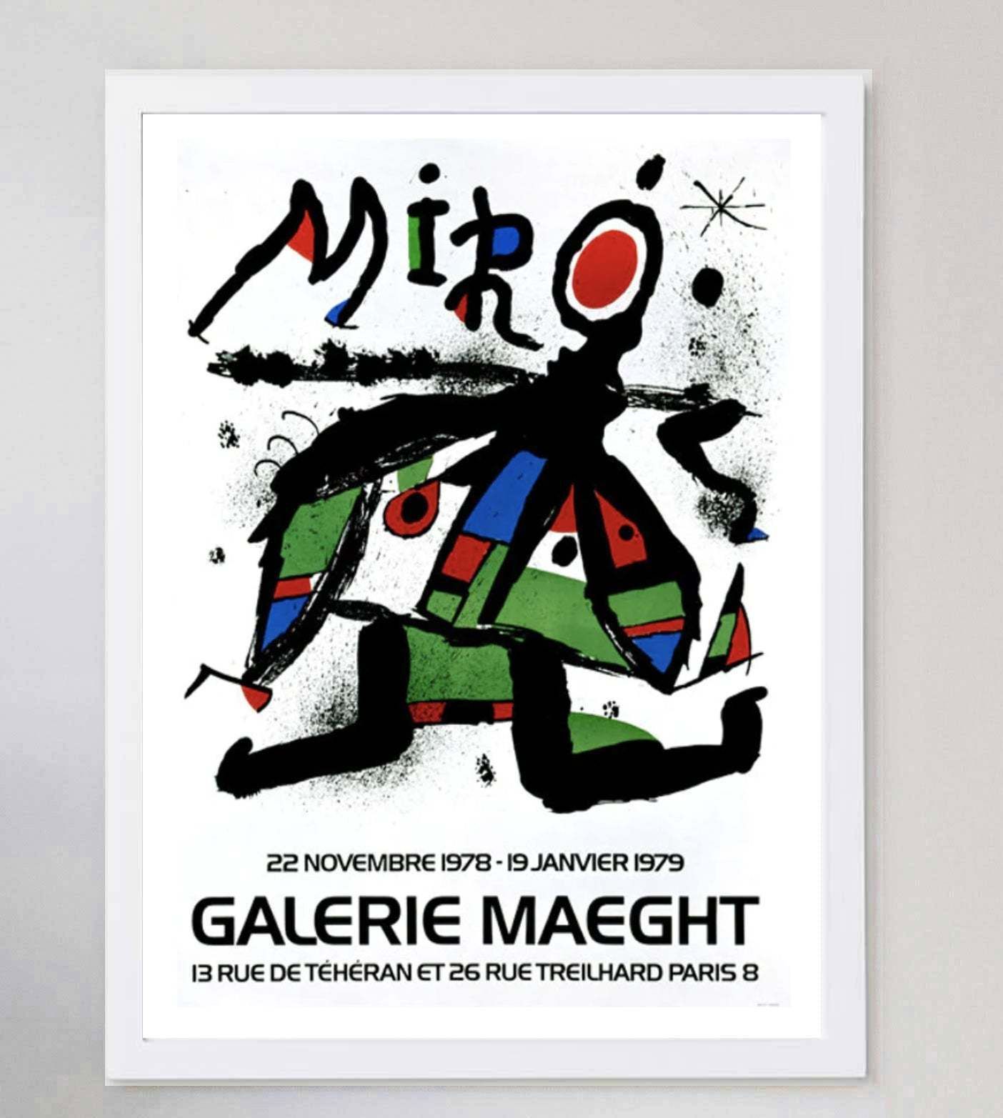 Joan Miro   Galerie Maeght Original Vintage Poster photo for sale