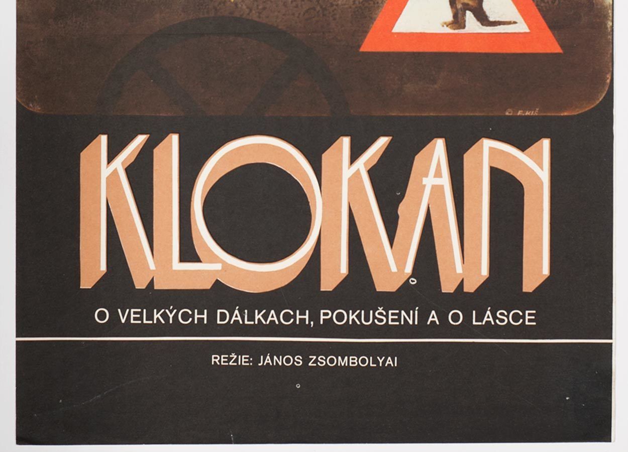 Original Film Poster, Kangaroo, Fedor Kiš, 1976, Genuine Czech Vintage Print photo for sale