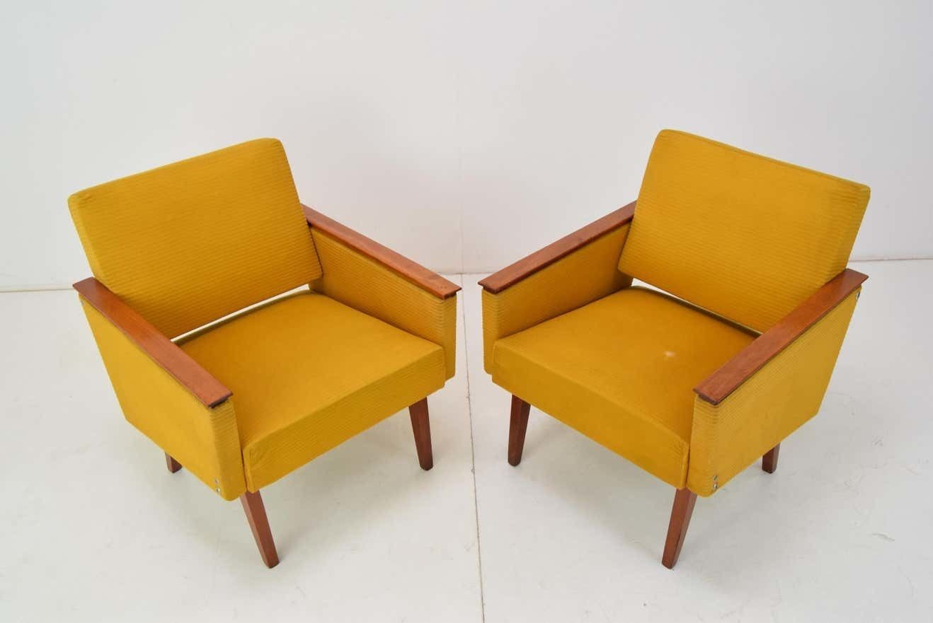 Set Of Two Armchairs Czechoslovakia,1960's photo 699.0