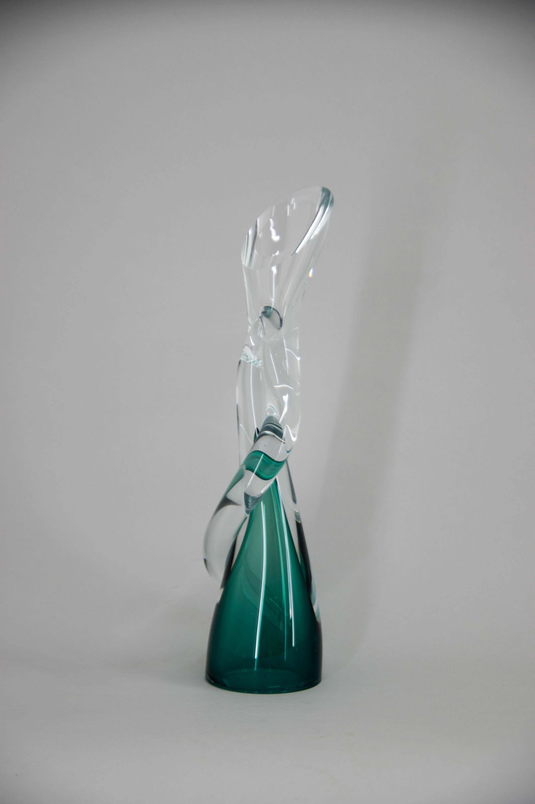 Art Glass Vase, Czechoslovakia, 1960s photo for sale