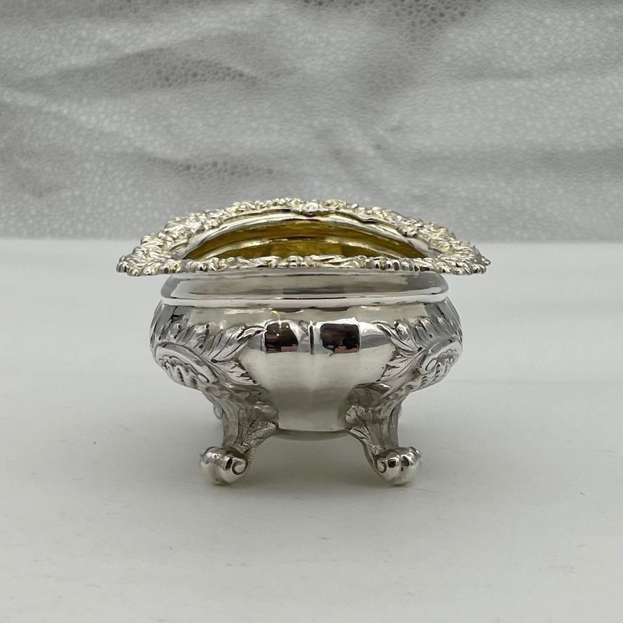 Early 19th Century Antique George IV Silver Set Four Salts London 1823 Joseph Angell photo buy