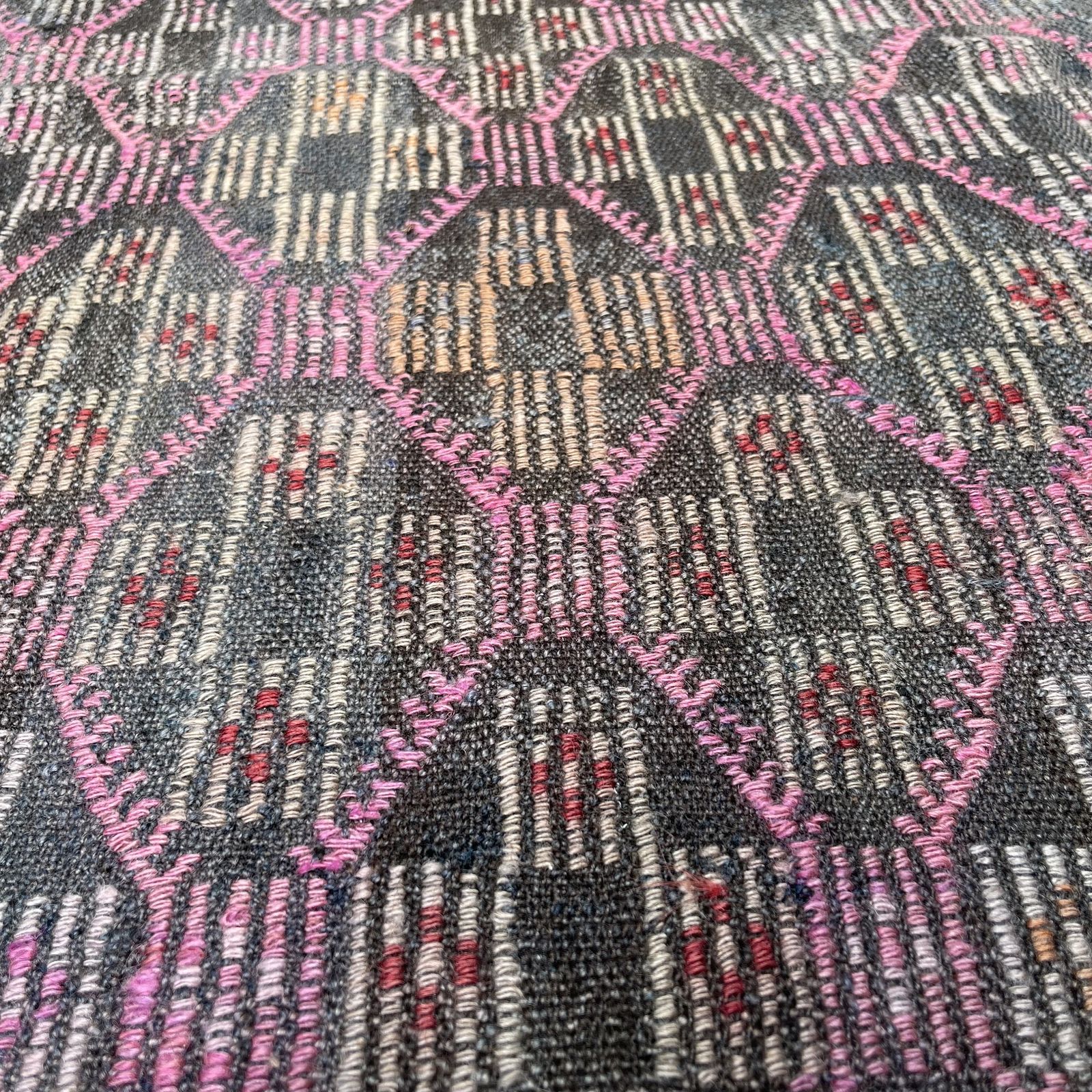 photo for sale Traditional Turkish Kilim Rug Runner Shabby Vintage Wool Country Home Kelim Runner 195 X 74 Cm