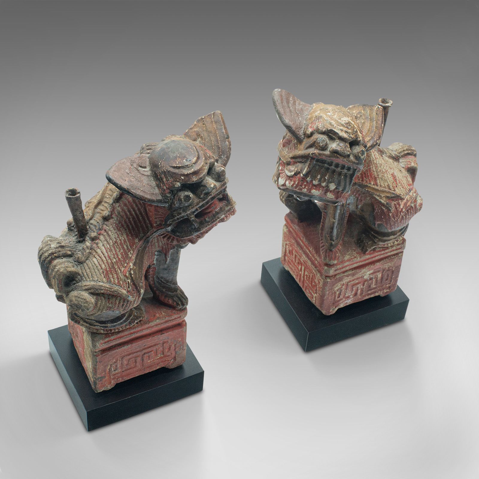 photo furniture Pair, Antique Incense Burners, Decorative Censer, Bookends