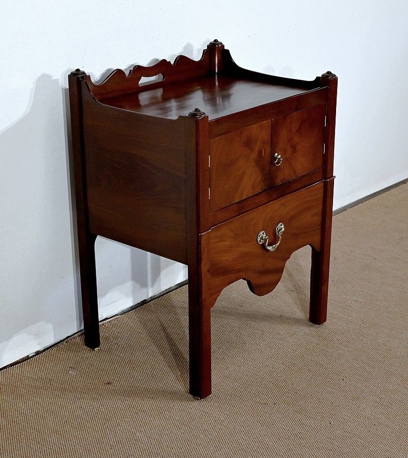 Travel Toilet Montauban In Solid Mahogany – Late 18th Century photo Furniture