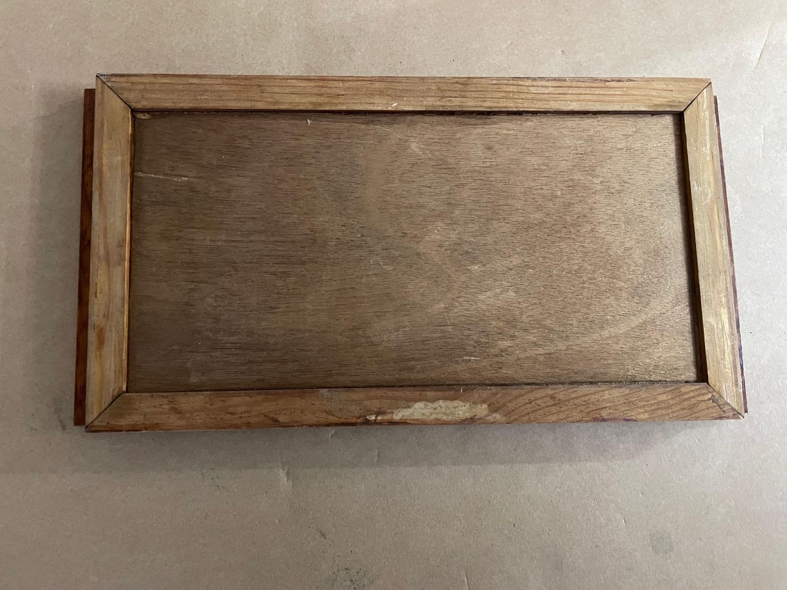 Wood 1930s Modernist Coffee Platter, Small Size, Brown Color, France 1930 photo vinterior