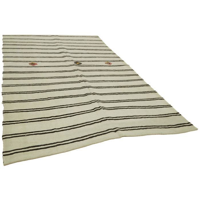 Anatolian Beige Tribal Hemp Kilim Rug 212 X 350 Cm photo furniture