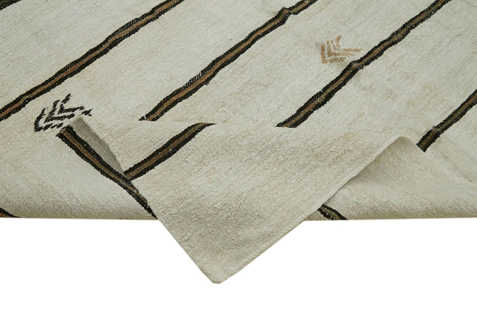 Turkish Oriental Hemp Kilim Rug 178 X 363 Cm photo vinterior