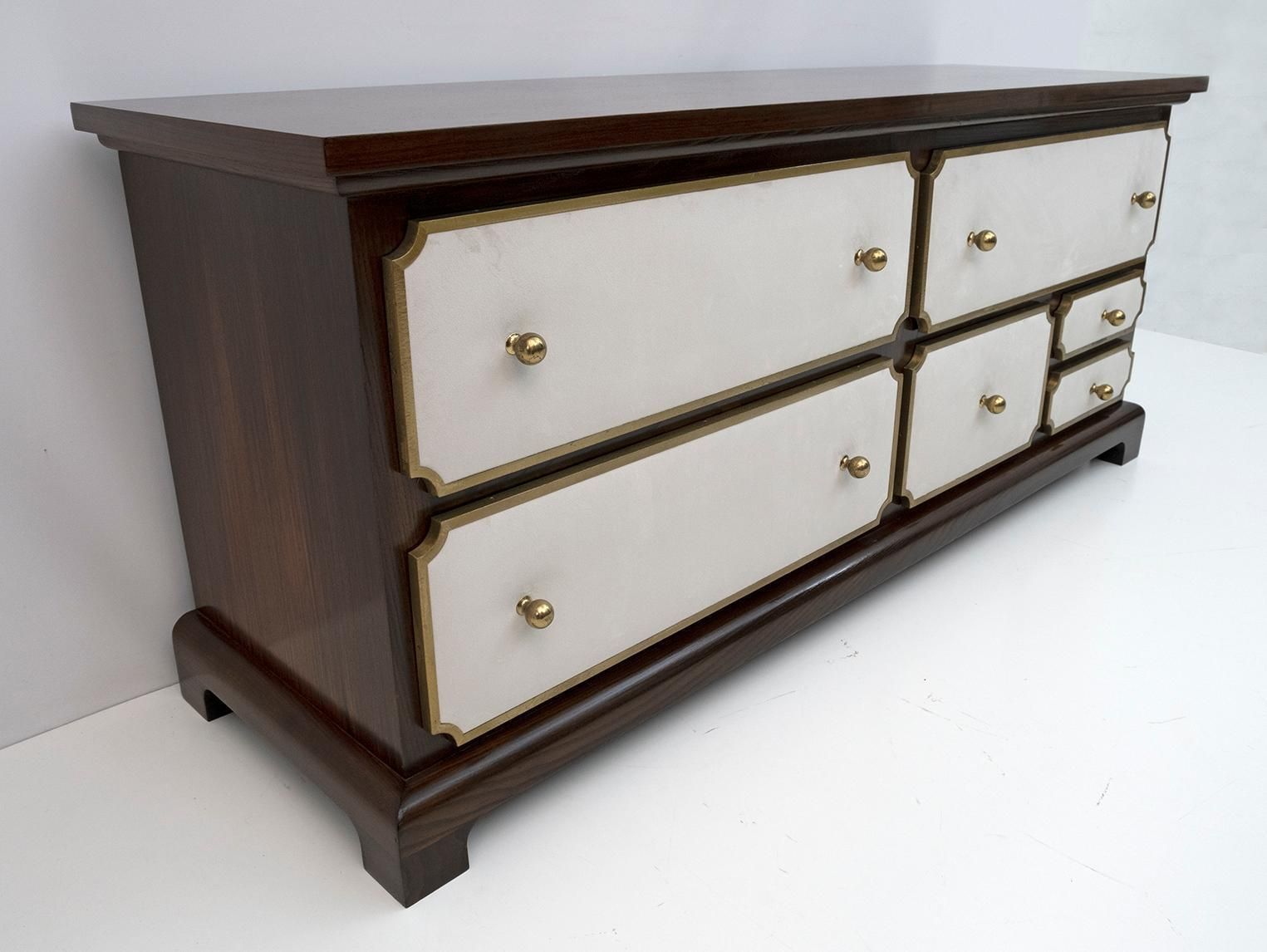 photo furniture Set Of Luciano Frigerio Mid Century Modern Italian Dresser And Bedside Tables