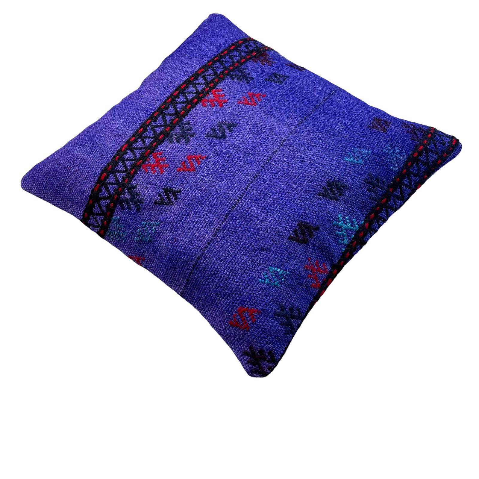 Kilim Pillow Cover Meditation Bench Kelim Teppich Boho 45x45 Cm Kilim Cushion Sofa Turkish Pillow photo for sale