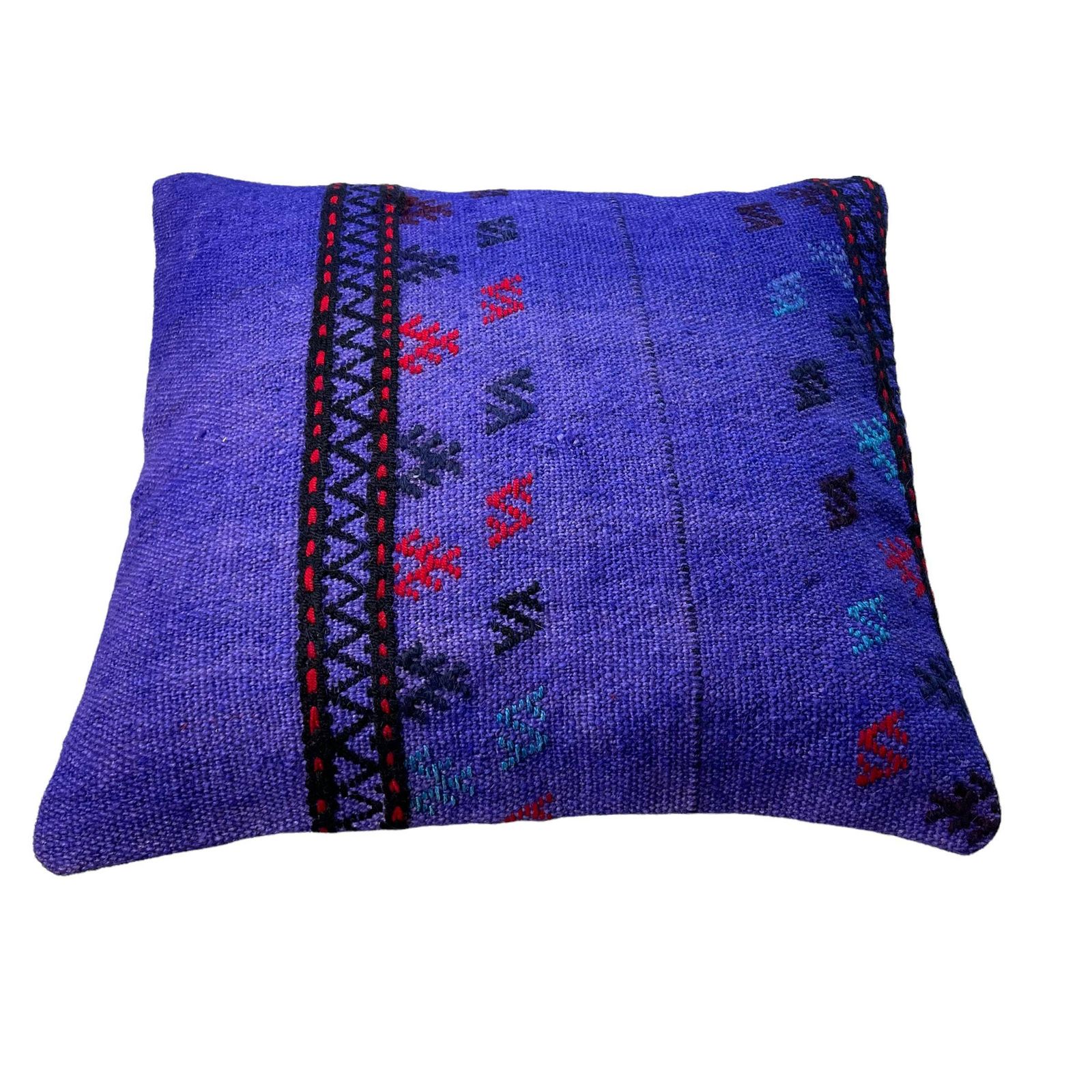 Kilim Pillow Cover Meditation Bench Kelim Teppich Boho 45x45 Cm Kilim Cushion Sofa Turkish Pillow photo vinterior