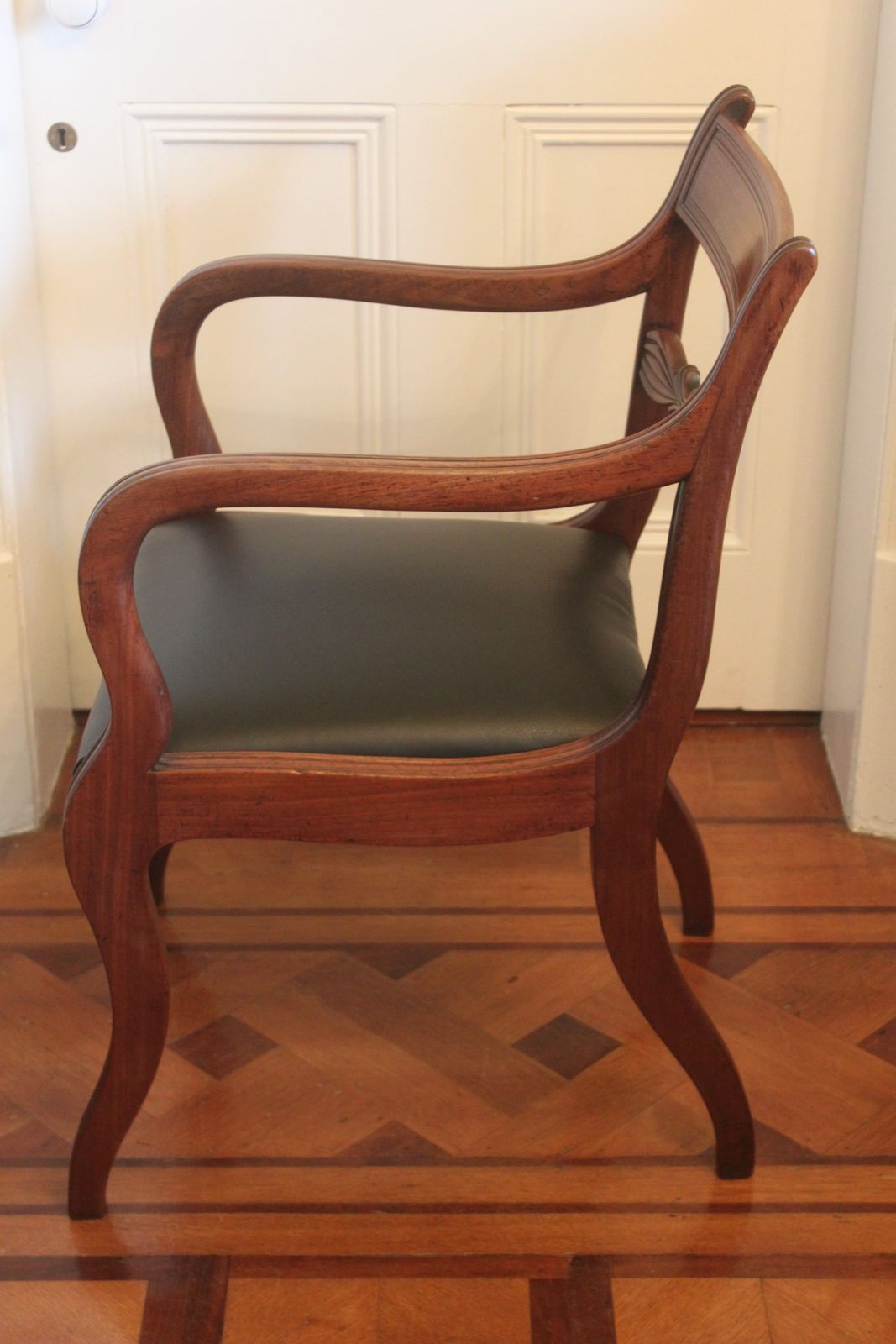 Regency Period Mahogany Desk Chair photo 684.45