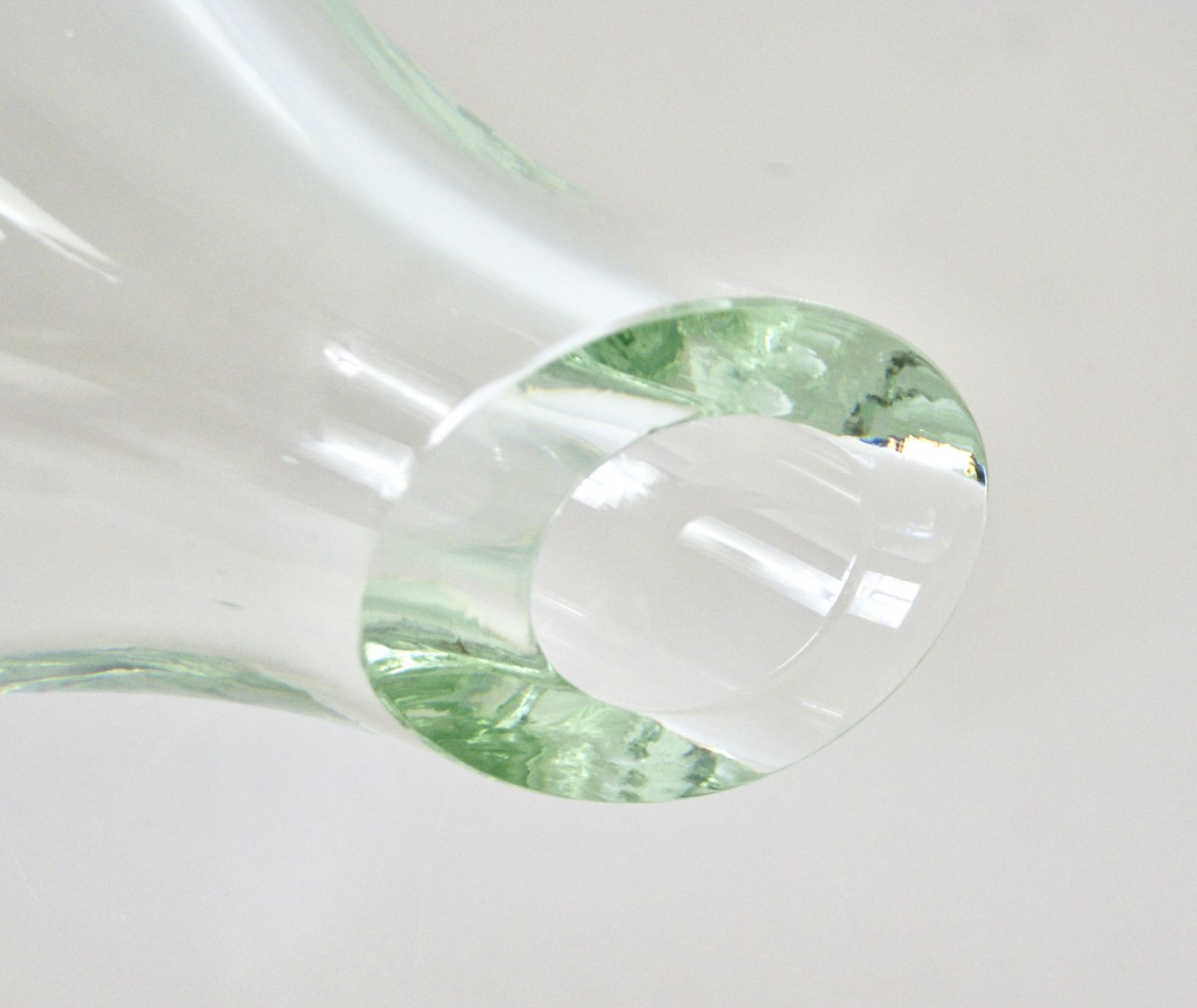 Licio Zanetti Murano Large Swan Sculpture In Clear Glass 4.65kg Labeled photo 750.0