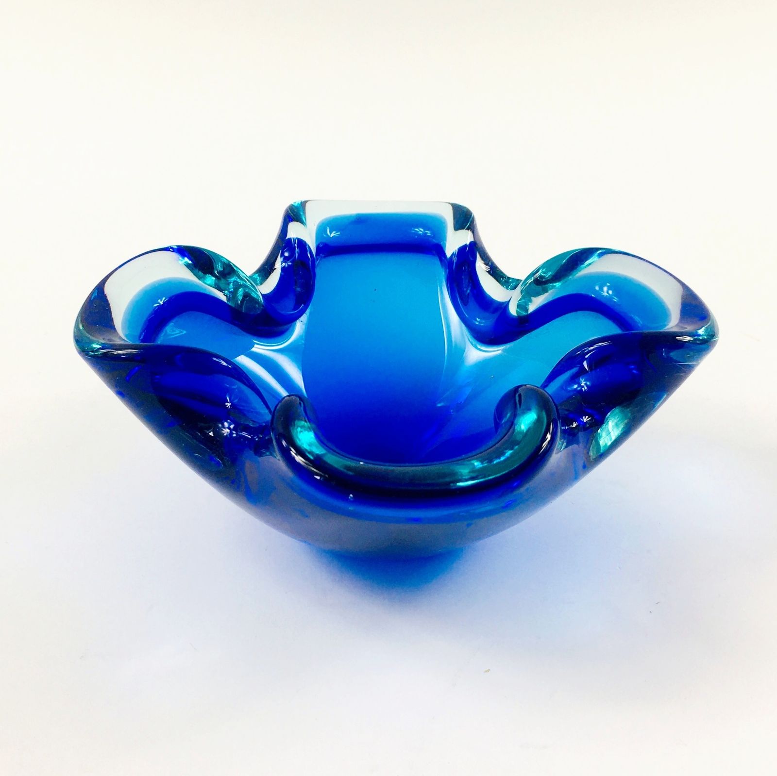 Sommerso Murano Glass Ashtray, Italy, 1960s photo Home Decor
