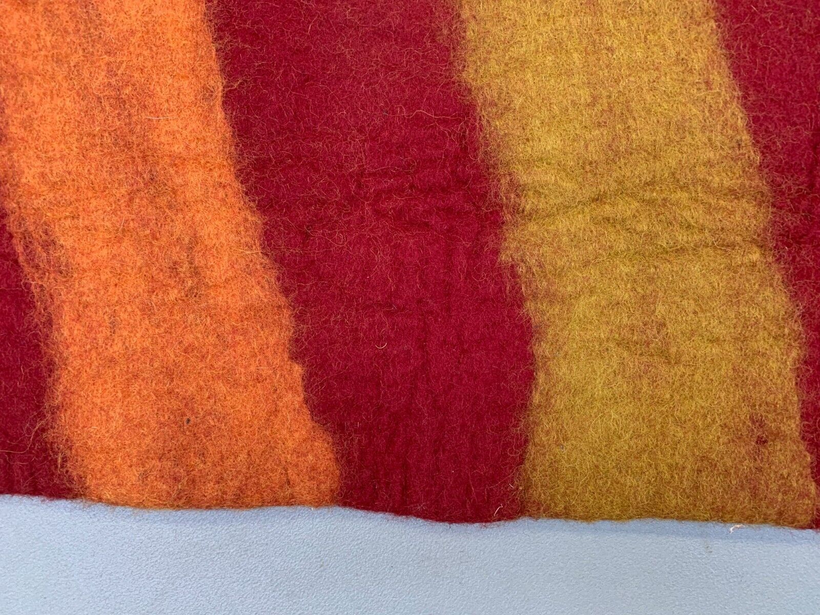 Vintage Turkish Felt Kilim Rug, 140x137 Cm Square Wall Decor, Hanging photo vintage