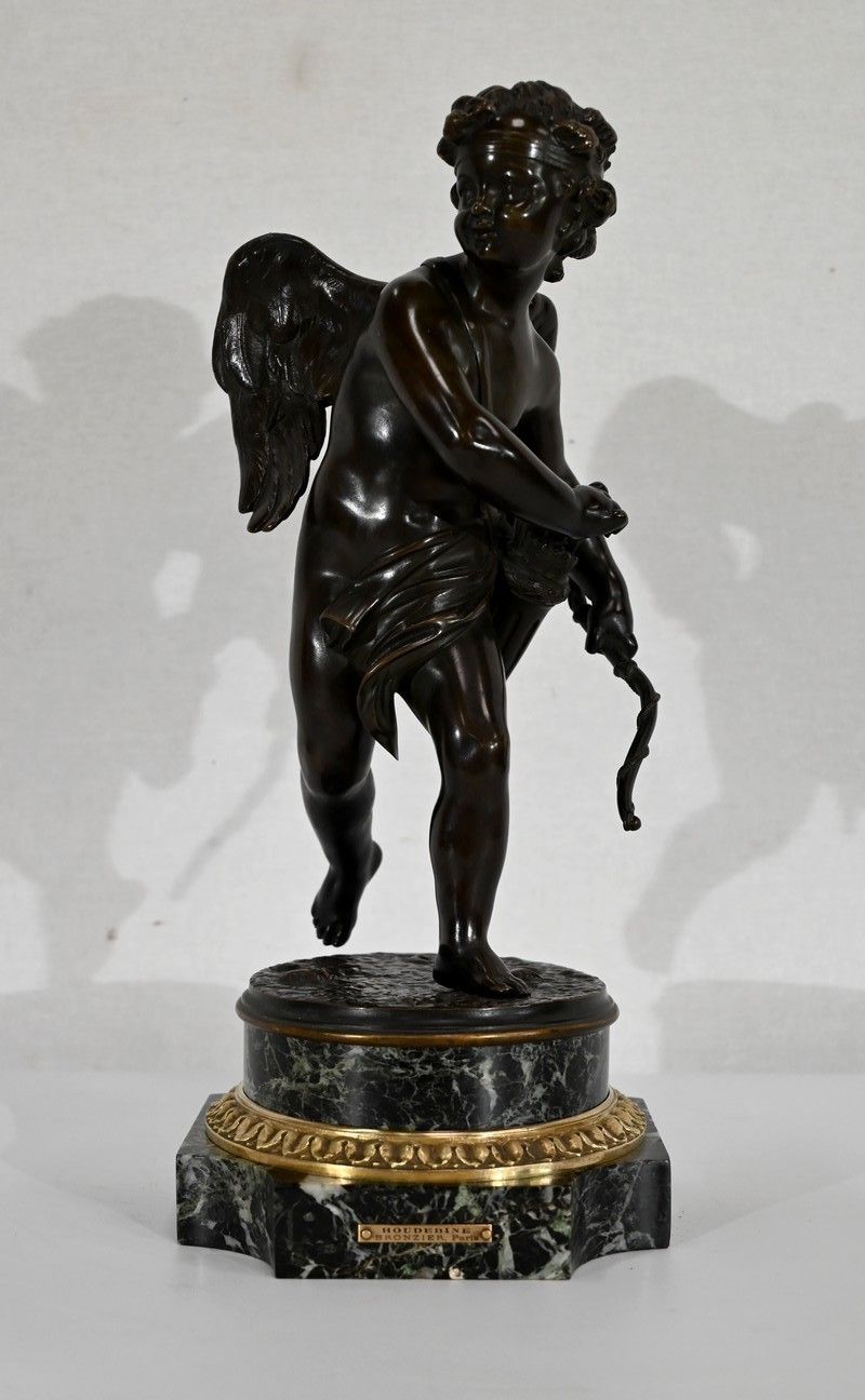 Bronze “Cupid”, After L S. Boizot – Late 19th Century photo Home Decor