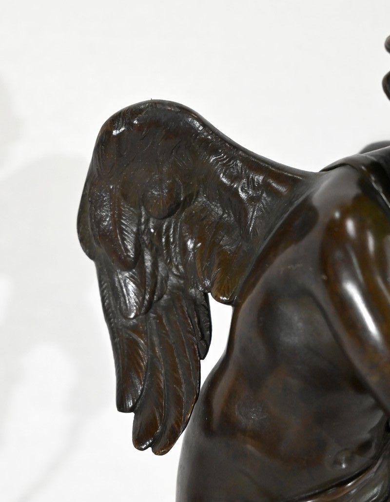 Bronze “Cupid”, After L S. Boizot – Late 19th Century photo buy