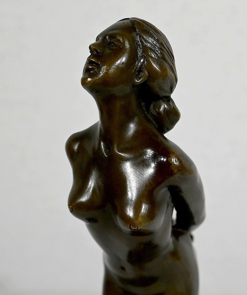 1740.7 Bronze “Female Nude” By A. Cesaro – 20th photo