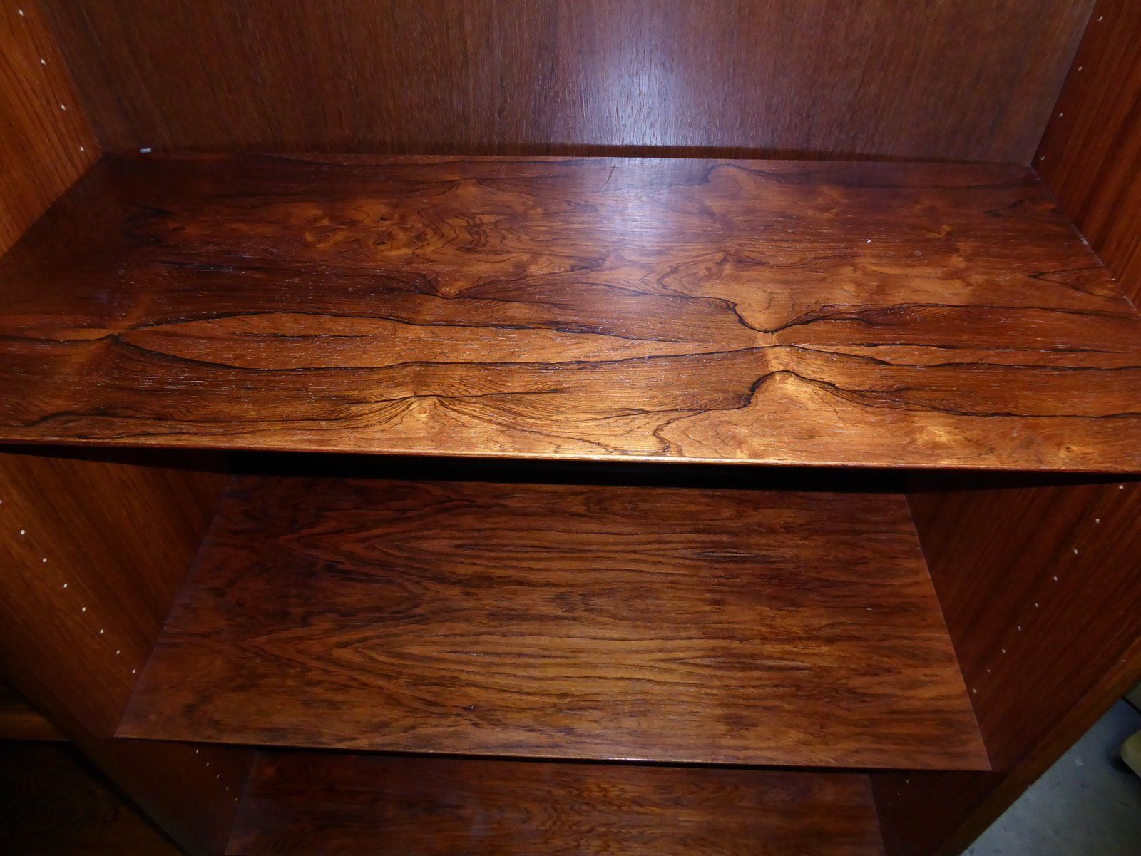Danish Palissander Wood Bookcase Shelving Cabinet photo for sale