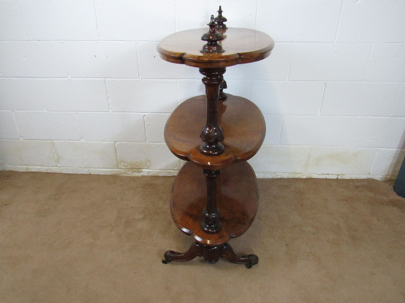 Walnut Wotnot \ Etegere, 1800s photo for sale