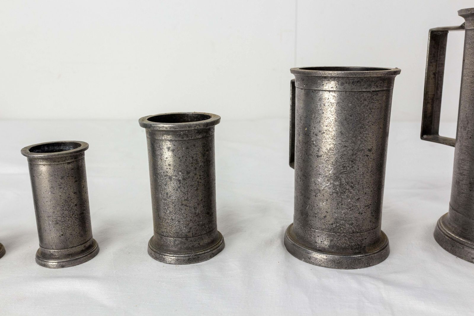 Series Of Measuring Tins, Trade Equipment, France, 19th Century photo Home Decor