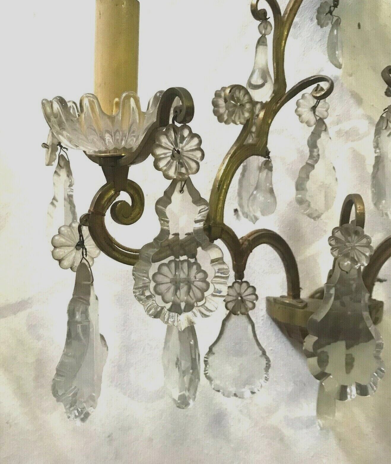 Pair Of Louis XV Style Sconces With Two Arms Of Light 20th Century photo vinterior