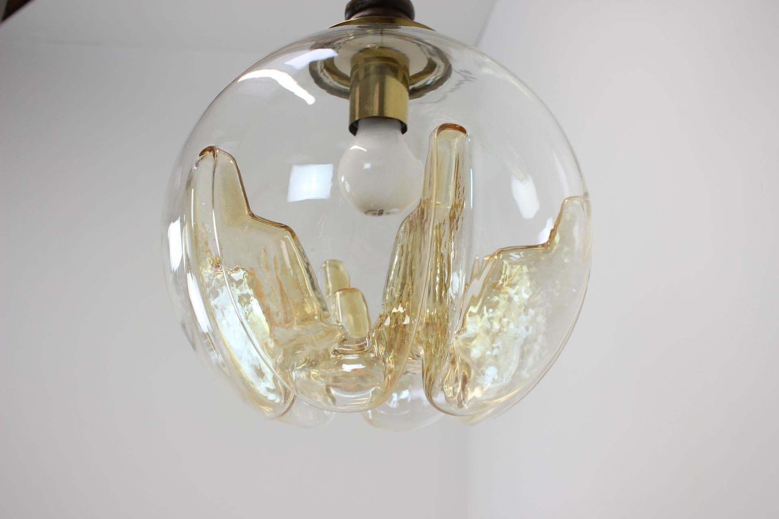 Mid Century Mazzega Murano Glass Pendant, Italy, 1970s. photo buy