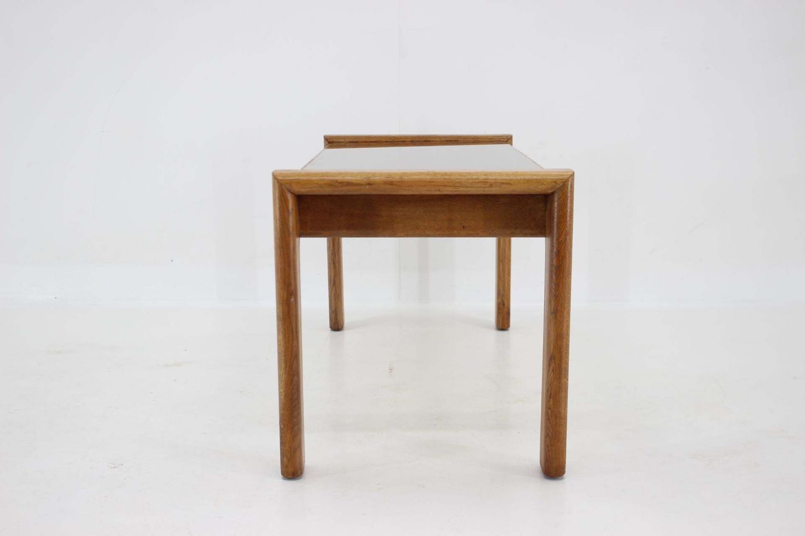1960s Oak And Glass Coffee Table, Finland photo for sale