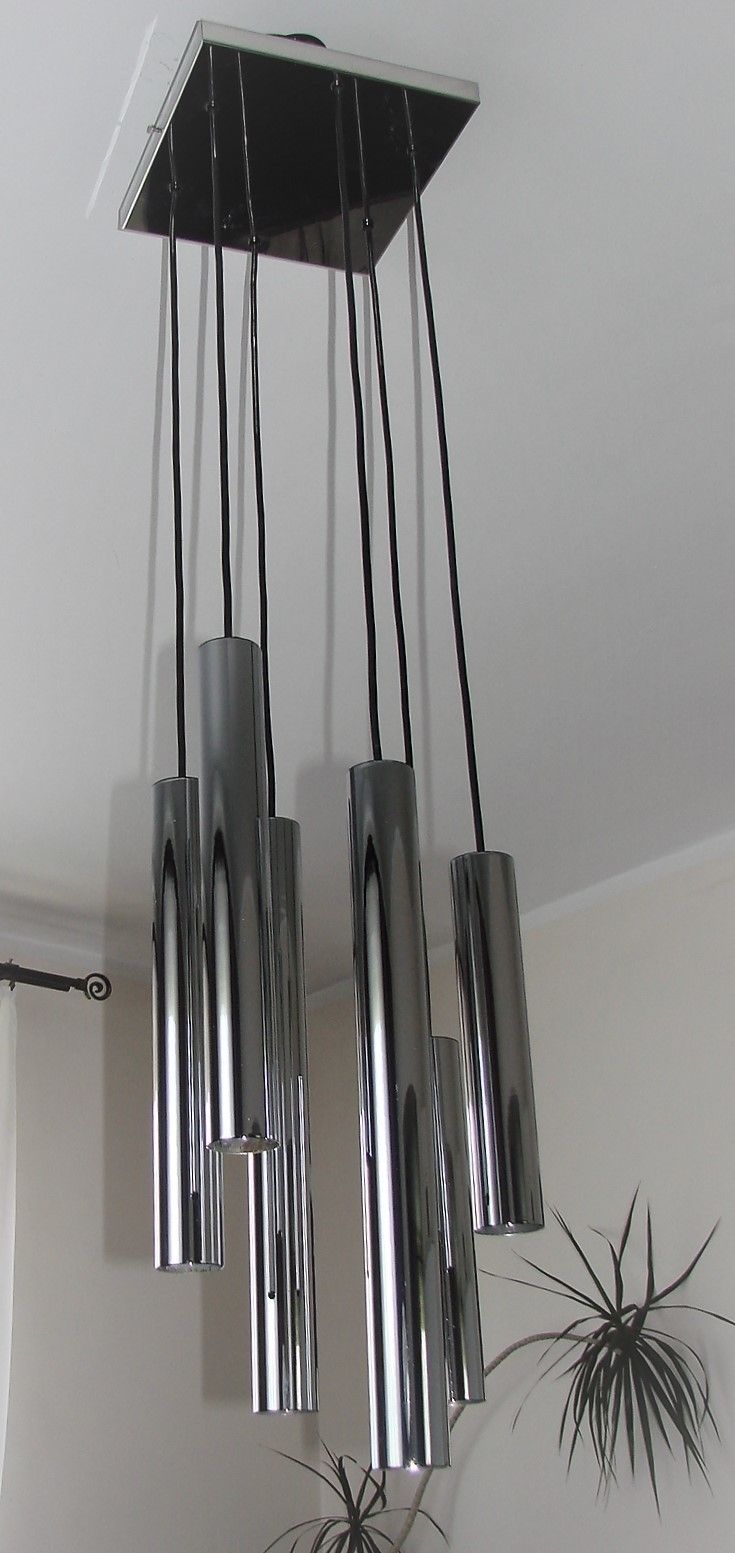 Cascade Pendant Lamp, 1970s, Vintage photo vintage