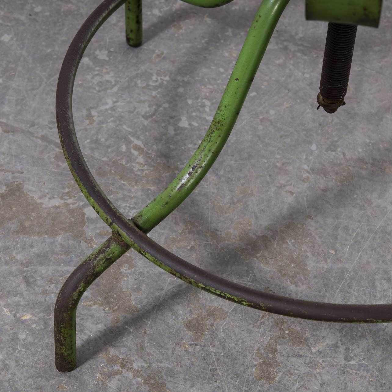 1950’s Industrial Czech Swivel Chair – (1767) photo vintage