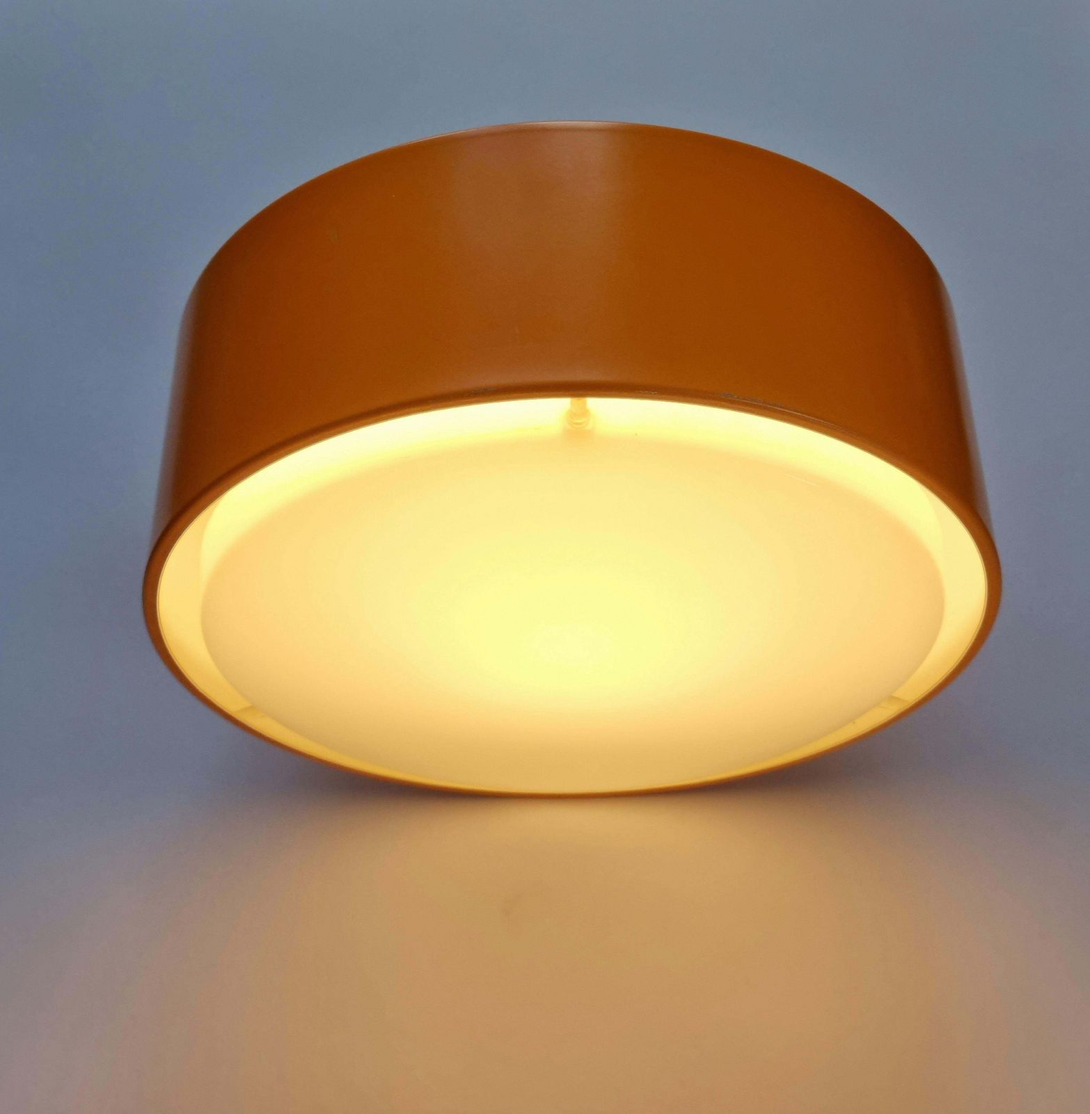 Mid Century Flush Mount Clemmensen & Jørgen Bo, Fog & Mørup, Denmark, 1960s photo vintage