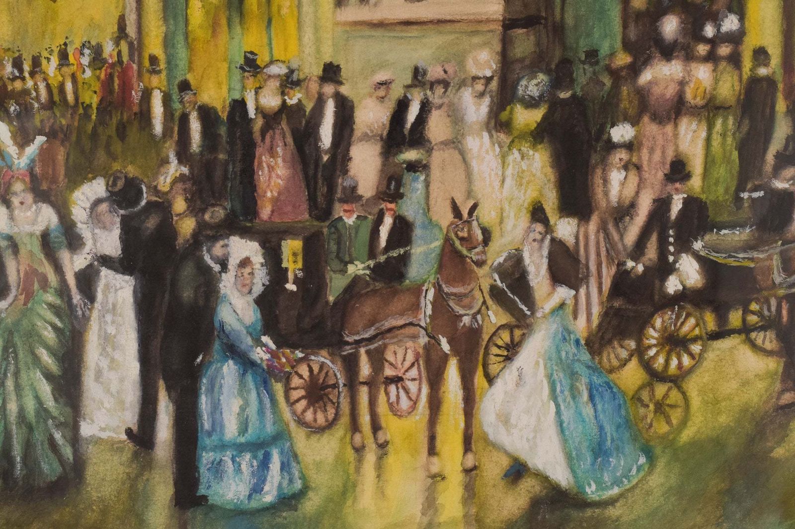 Impressionist Evening Scene In The Style Of Renoir photo for sale