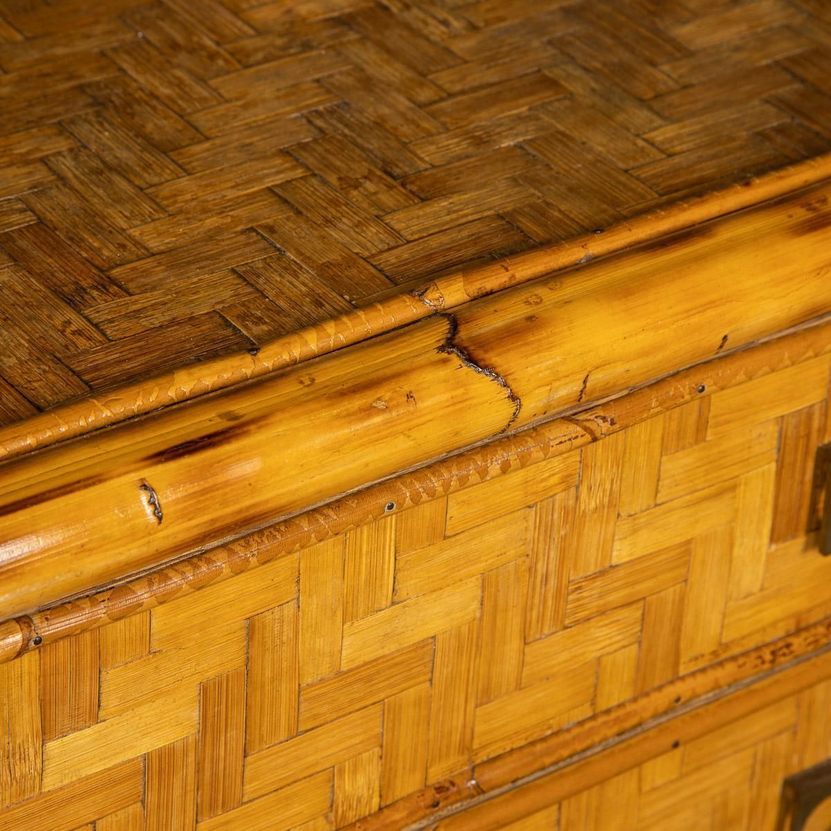 photo vinterior 20th Century French Chest Of Drawers In Bamboo, C.1970