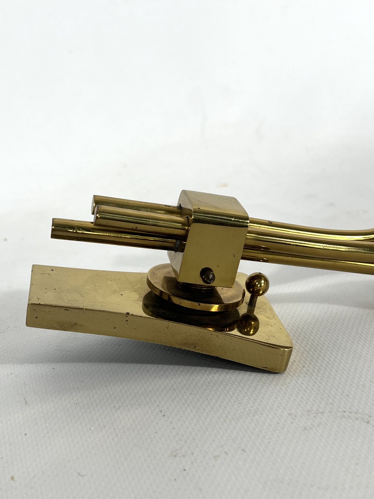 photo furniture Lumi Milano, Mid Century Modern Pair Of Italian Brass Sconces From 60s